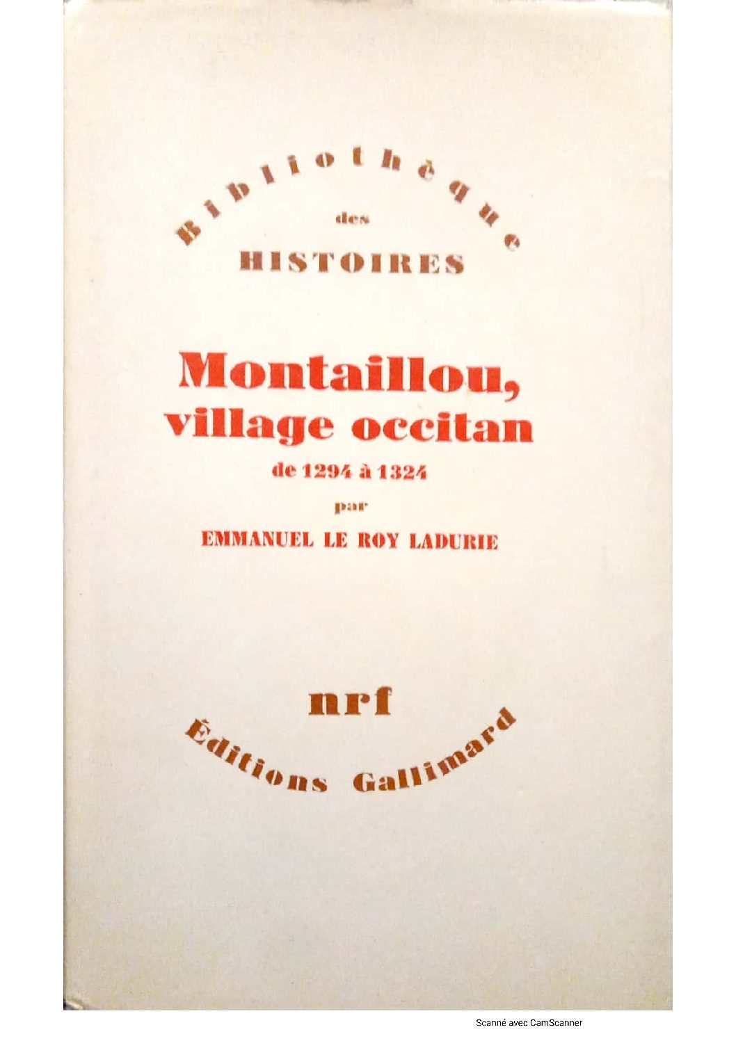 Montaillou, village occitan - Emmanuel Le Roy Ladurie